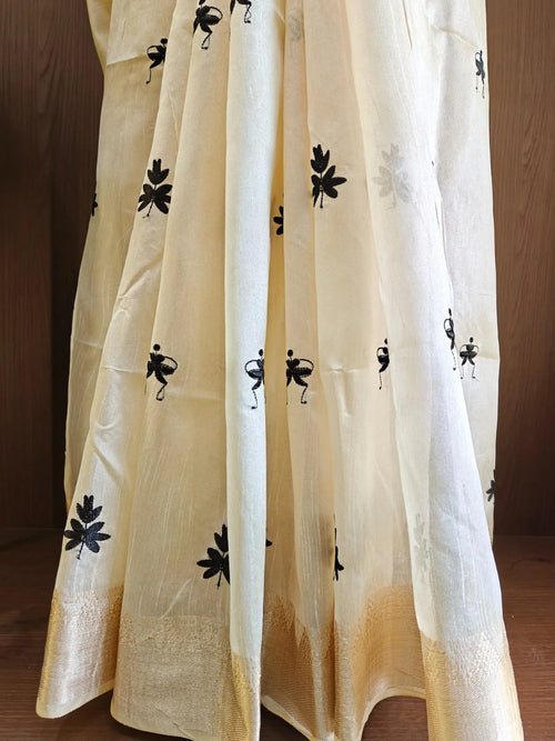 ASSAM WARLI – Premium Soft Assam Silk Saree