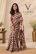 Mangalagiri cotton -Kalamkari style artistry and elephant motif