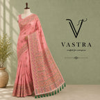 Pashmina Kashmiri Meenakari Green Saree